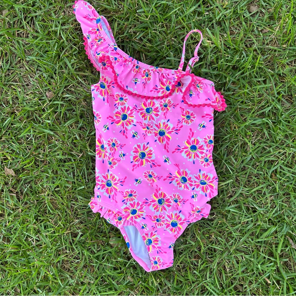 TOMMY BAHAMA Pink Floral Kids Swimsuit